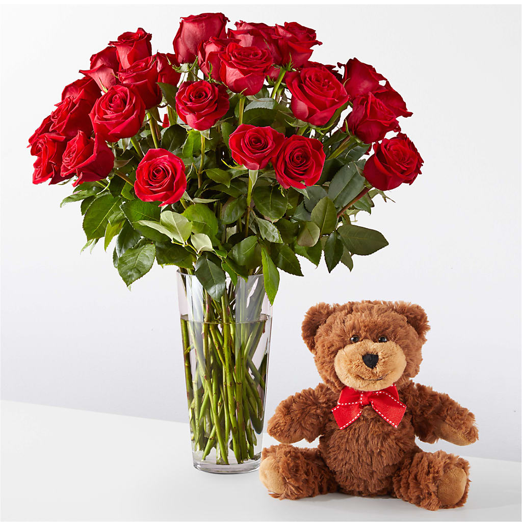 Romantic Long Stem Red Rose Bouquet Bundles – Vons Pavilions, Pleasanton CA