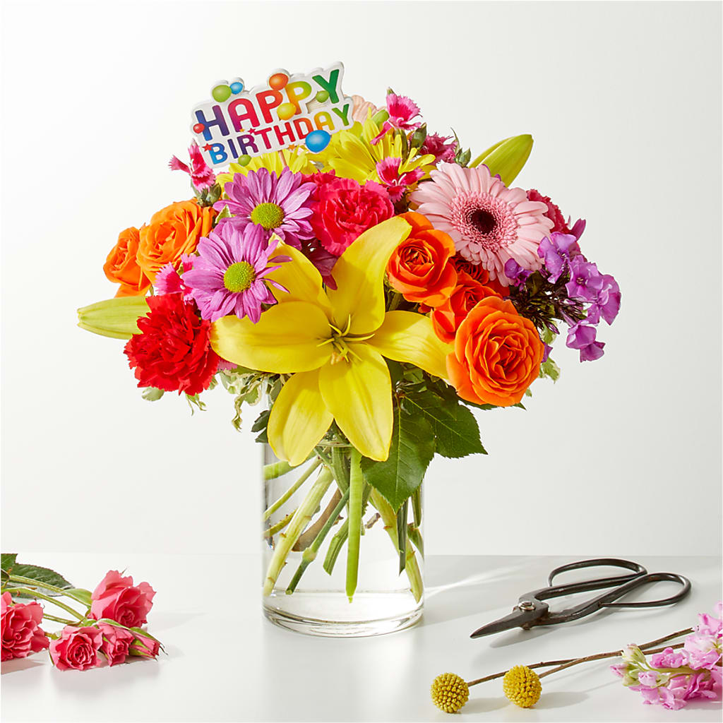 Cue the Confetti - A Florist Original – Vons Pavilions, Pleasanton CA