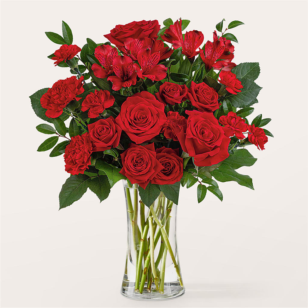 Brilliant Ruby Bouquet – Vons Pavilions, Pleasanton CA