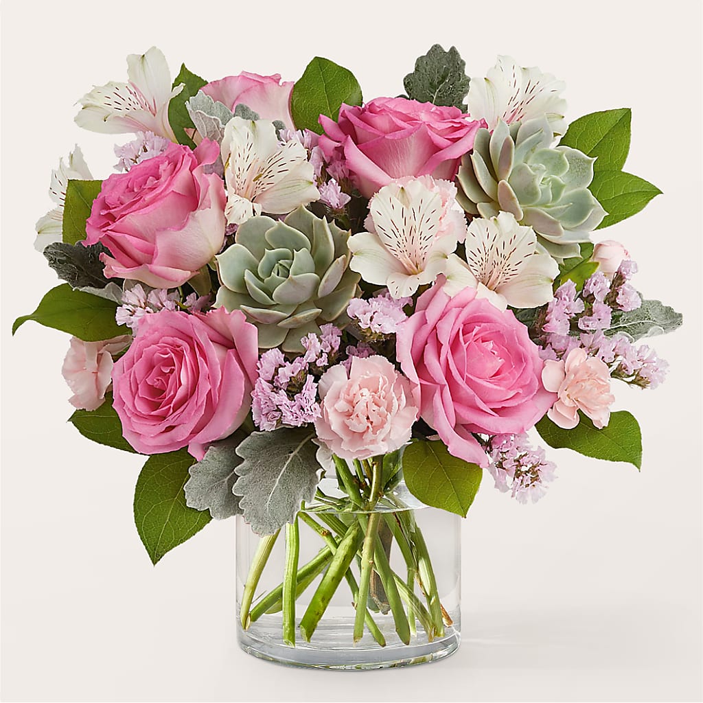 Dusty Rose Bouquet – Vons Pavilions, Pleasanton CA