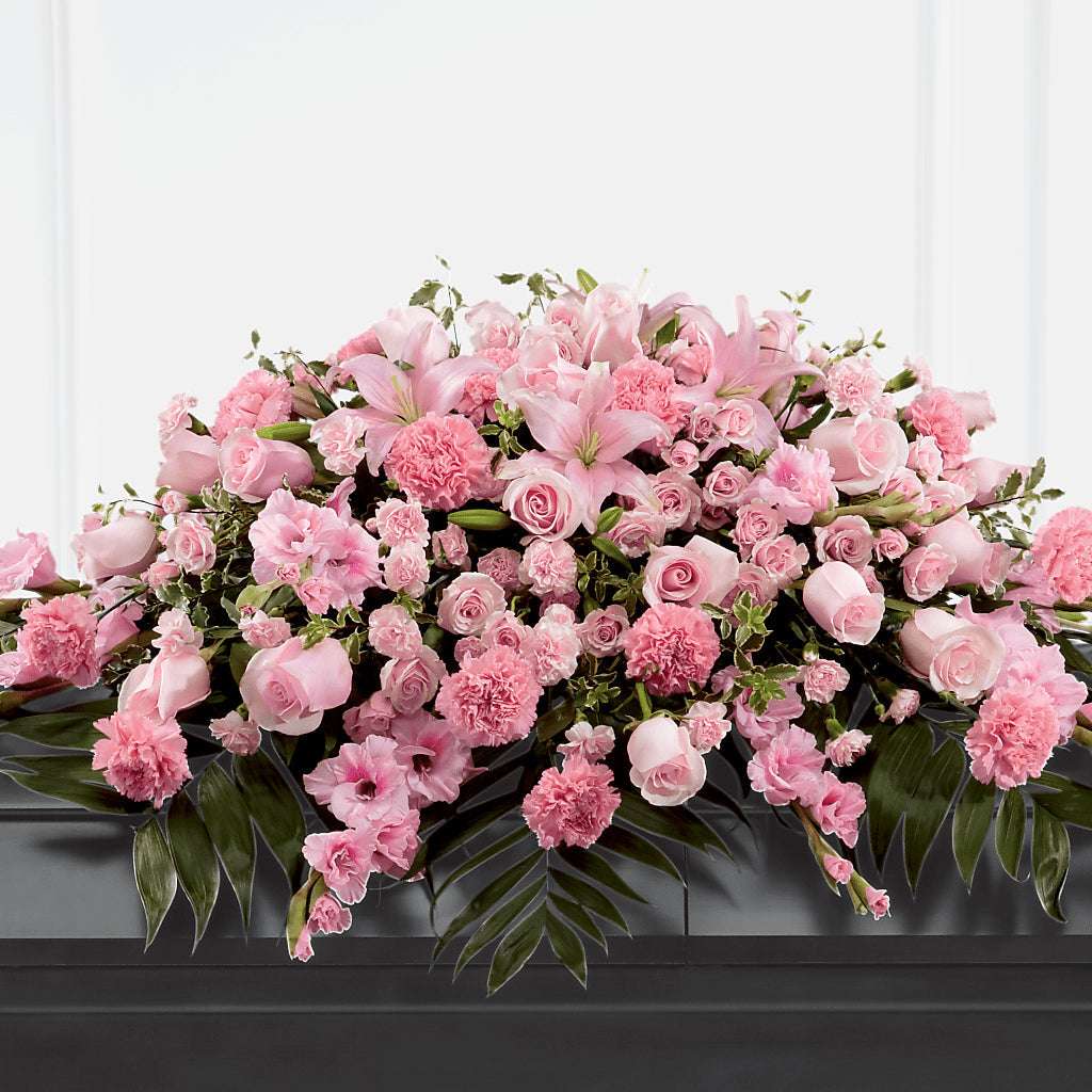 Garden of Comfort Casket Spray (Standard) – Vons Pavilions, Pleasanton CA