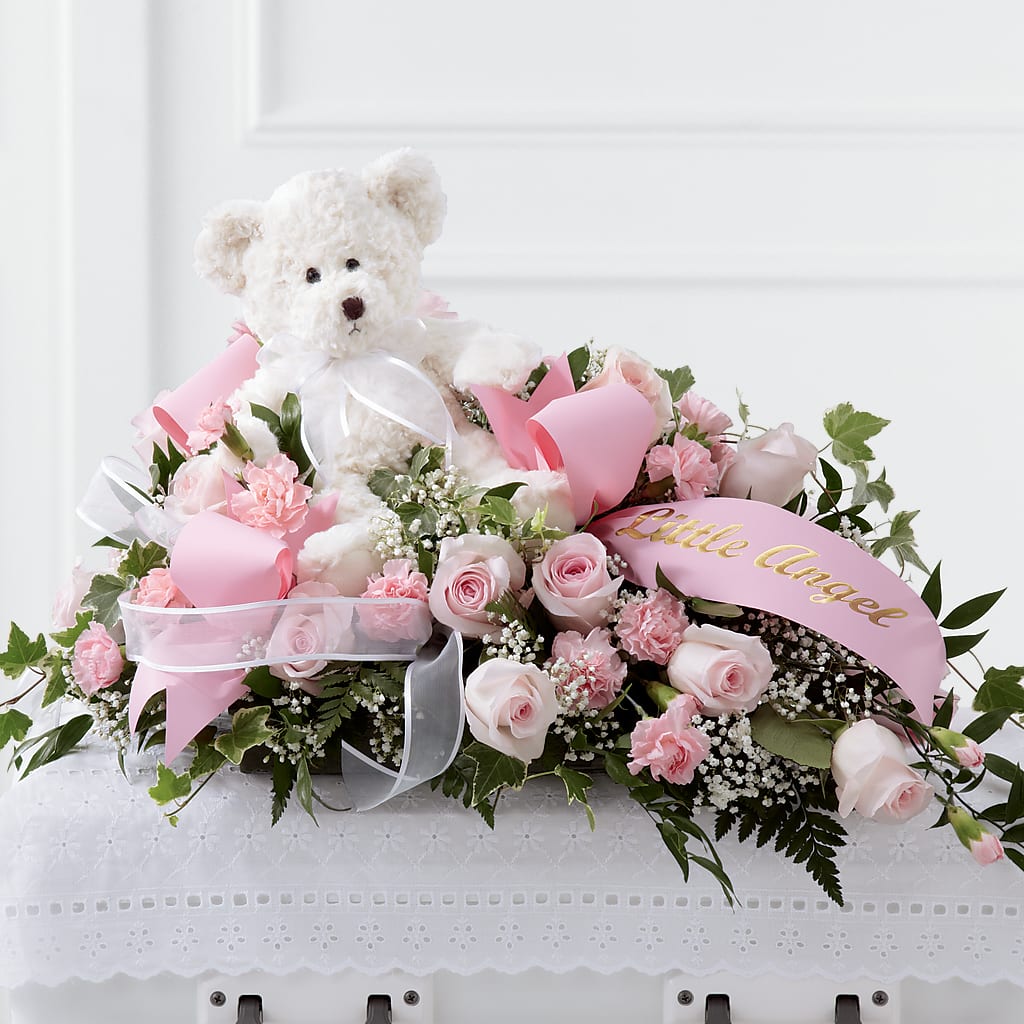 Touch of Sympathy Casket Spray – Vons Pavilions, Pleasanton CA