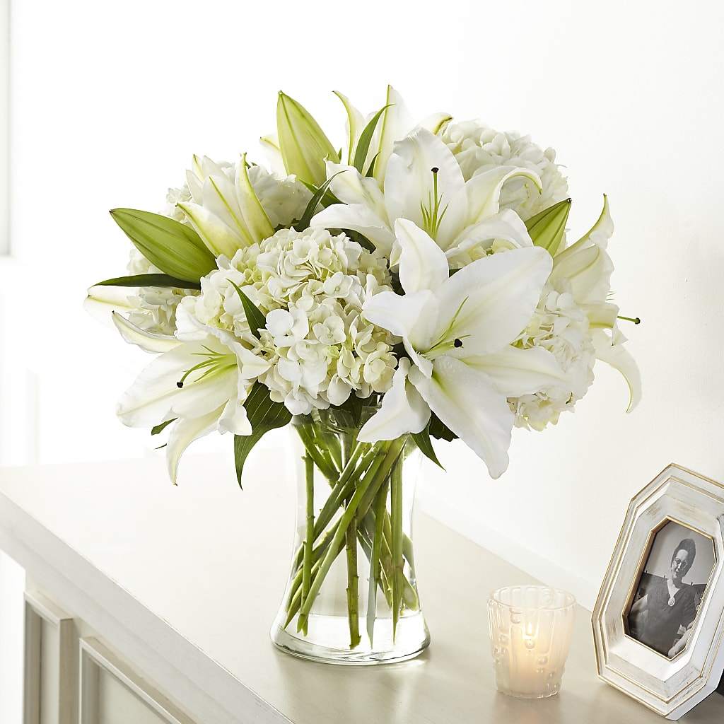 Compassionate Lily Bouquet – Vons Pavilions, Pleasanton CA