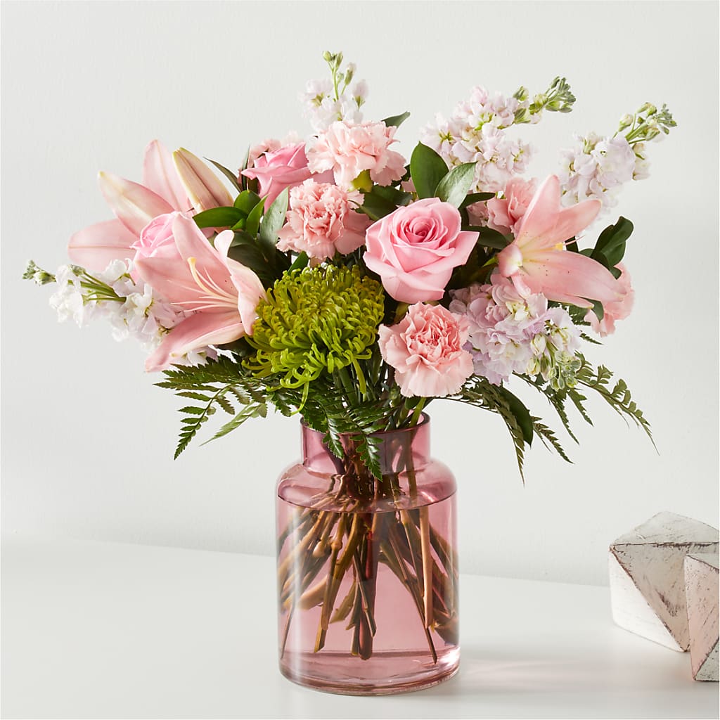 Pretty in Pink Bouquet – Vons Pavilions, Pleasanton CA