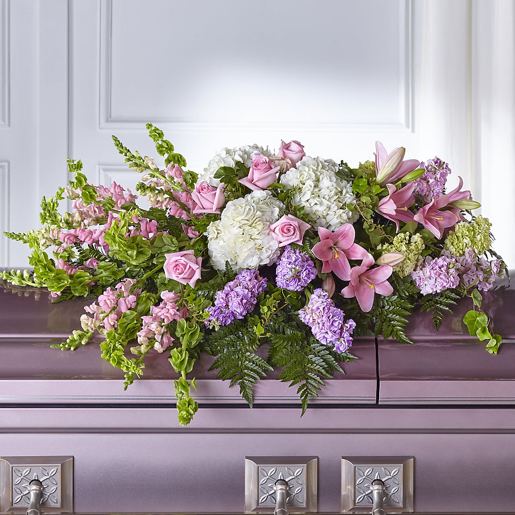 Life's Gratitude Casket Spray – Vons Pavilions, Pleasanton CA