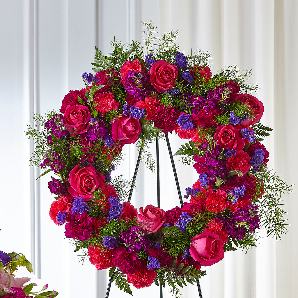 Calming Colors Wreath – Vons Pavilions, Pleasanton CA