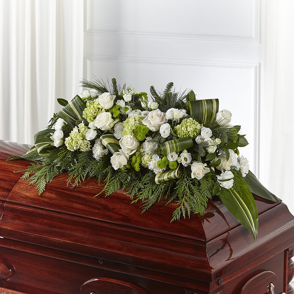 Hopeful Gesture Casket Spray – Vons Pavilions, Pleasanton CA