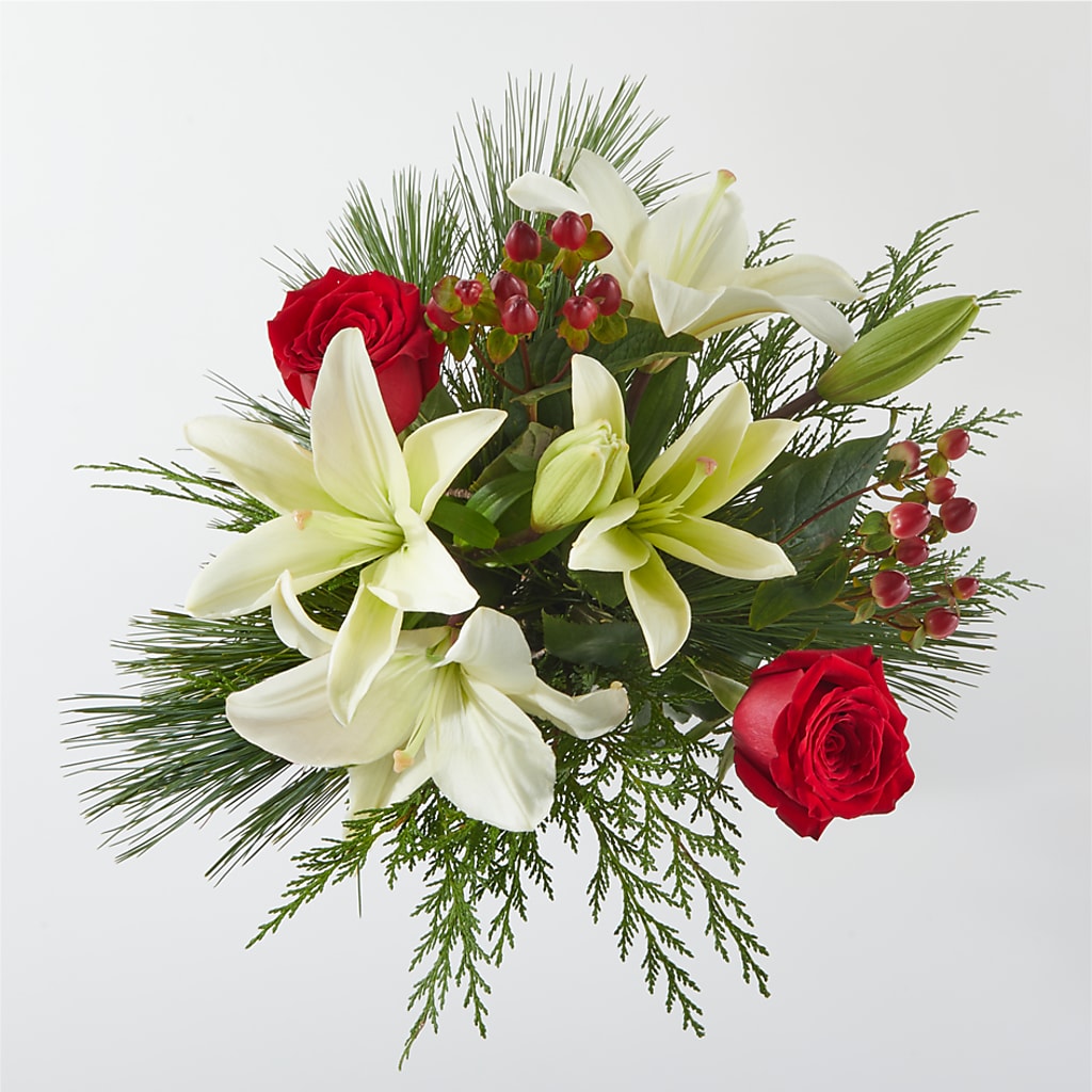 Evergreen Delight Bouquet & Happy Birthday Topper – Vons Pavilions, Pleasanton CA