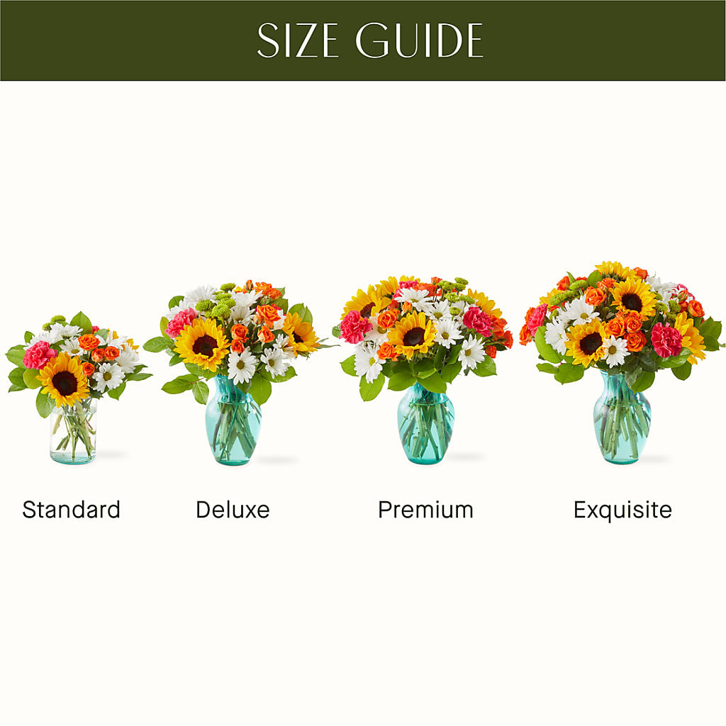 Sun-drenched Blooms Bouquet – Vons Pavilions, Pleasanton CA