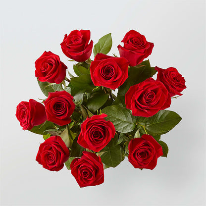 Long Stem Red Rose Bouquet –  Vons Pavilions, Pleasanton CA