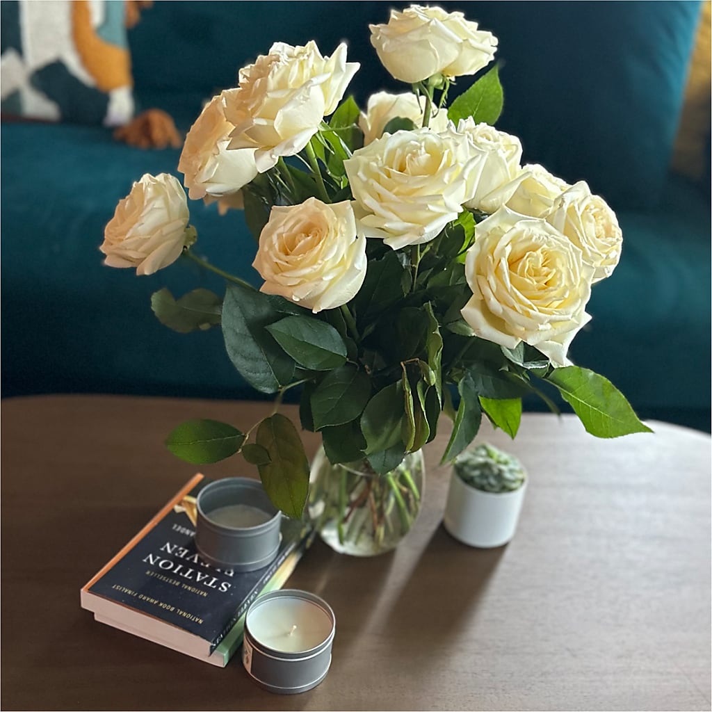 Long Stem Yellow Rose Bouquet –  Vons Pavilions, Pleasanton CA