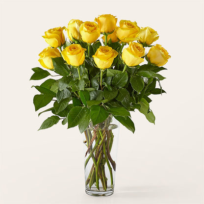 Long Stem Yellow Rose Bouquet –  Vons Pavilions, Pleasanton CA