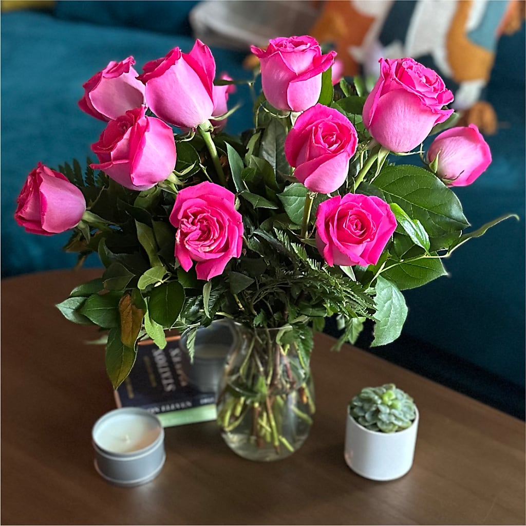 Long Stem Pink Rose Bouquet –  Vons Pavilions, Pleasanton CA