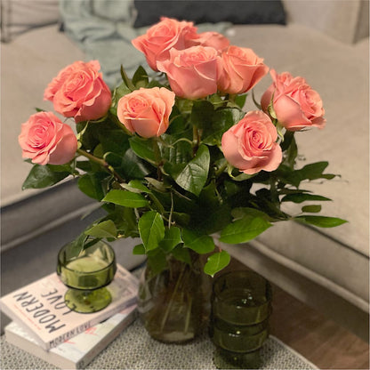 Long Stem Pink Rose Bouquet –  Vons Pavilions, Pleasanton CA