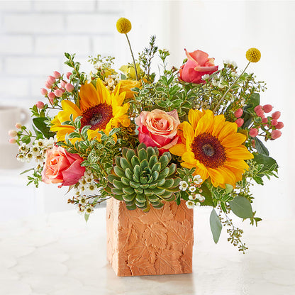 Sunflower Season Bouquet –  Vons Pavilions, Pleasanton CA