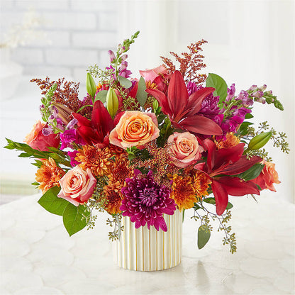 Burgundy Landscape Bouquet –  Vons Pavilions, Pleasanton CA