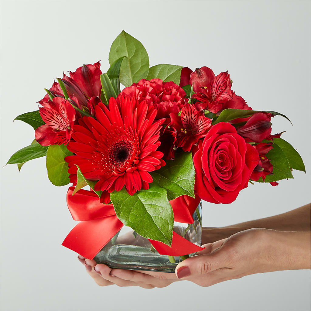 Red Hot Bouquet –  Vons Pavilions, Pleasanton CA