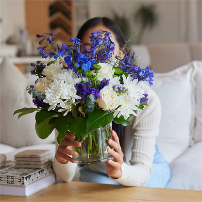 Cerulean Waves Bouquet –  Vons Pavilions, Pleasanton CA