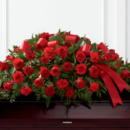 Tribute of Life Casket Spray –  Vons Pavilions, Pleasanton CA