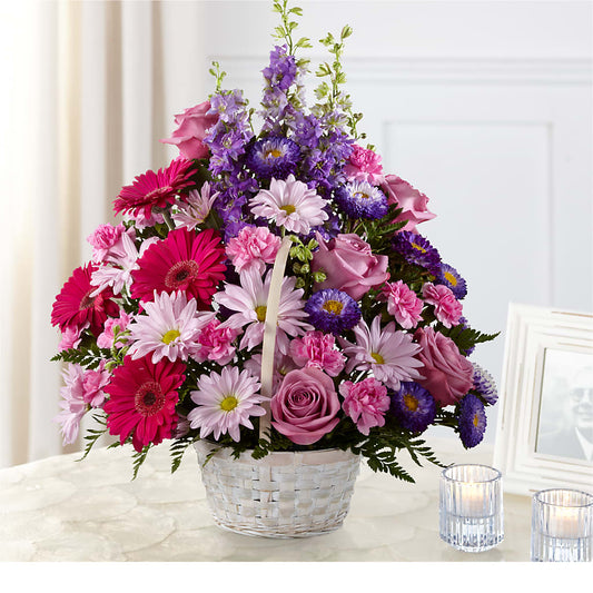 Pastel Peace Basket –  Vons Pavilions, Pleasanton CA