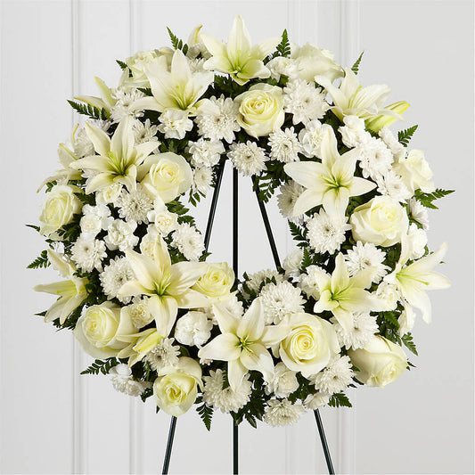 Treasured Tribute Wreath –  Vons Pavilions, Pleasanton CA