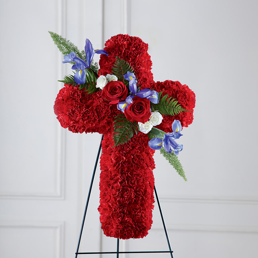 Faithful Hero Floral Cross –  Vons Pavilions, Pleasanton CA