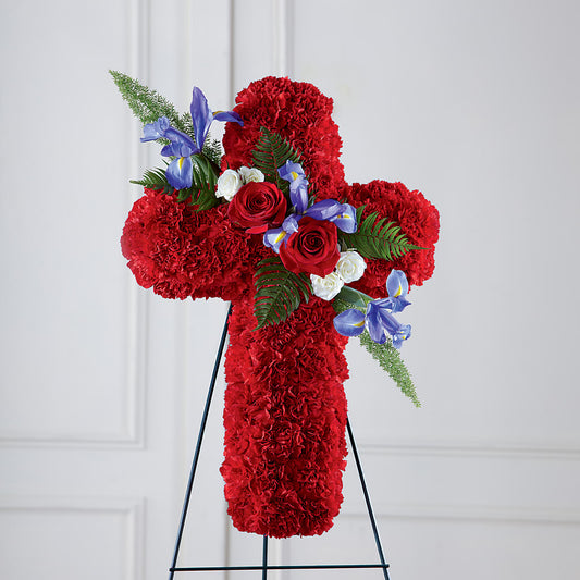 Faithful Hero Floral Cross –  Vons Pavilions, Pleasanton CA