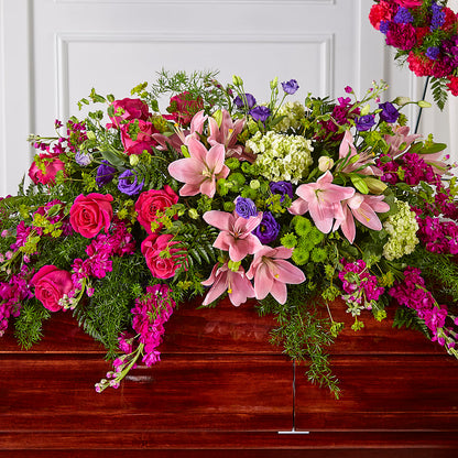 Radiant Tribute Casket Spray –  Vons Pavilions, Pleasanton CA