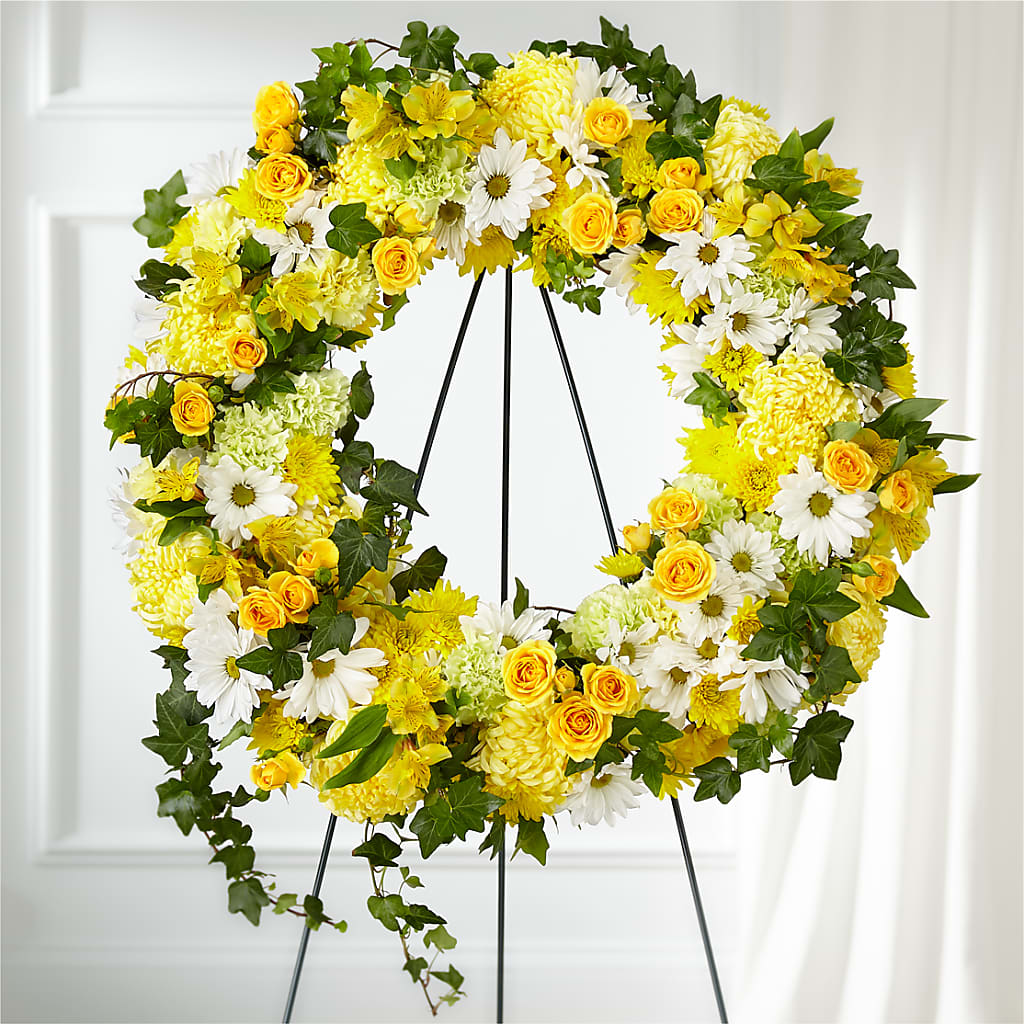 Golden Remembrance Wreath –  Vons Pavilions, Pleasanton CA