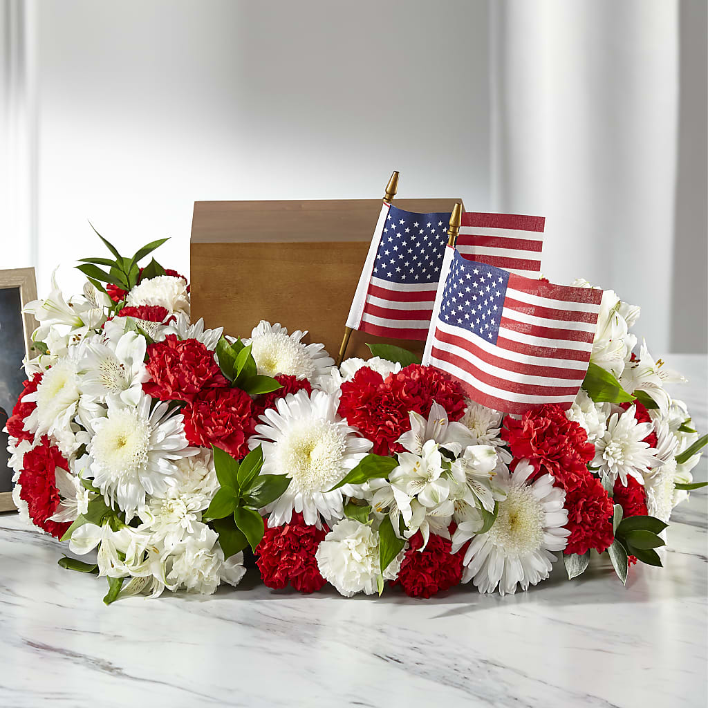 Spirit of Patriotism Cremation Adornment –  Vons Pavilions, Pleasanton CA