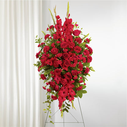 From the Heart Standing Spray –  Vons Pavilions, Pleasanton CA