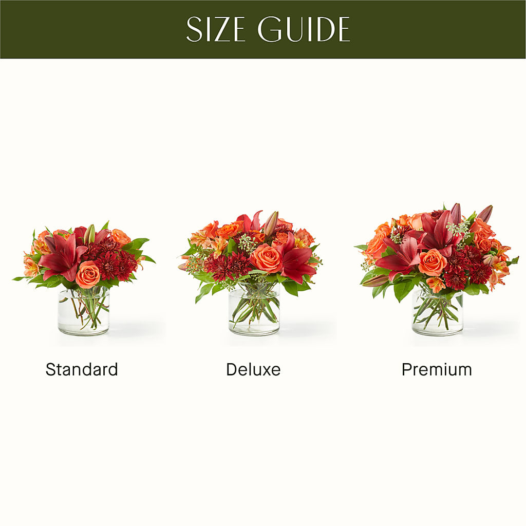 Crimson Leaves Bouquet –  Vons Pavilions, Pleasanton CA