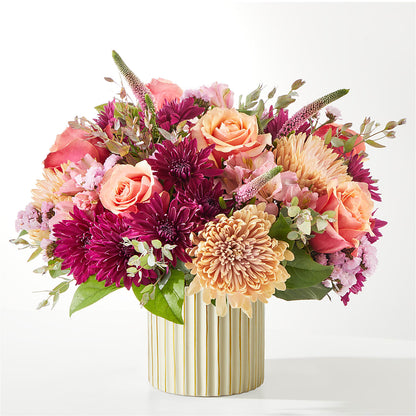 Berry Cobbler Bouquet with Ivory Vase –  Vons Pavilions, Pleasanton CA