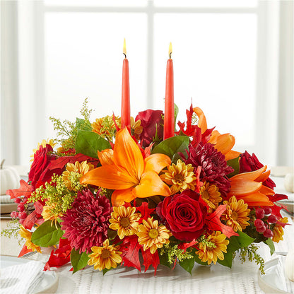 Autumn's Embrace Centerpiece –  Vons Pavilions, Pleasanton CA