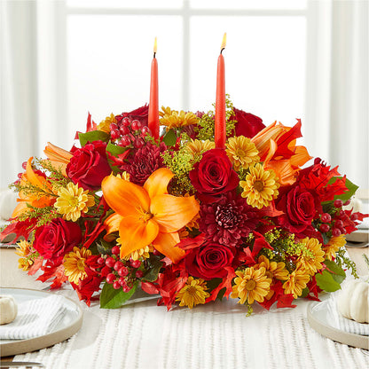 Autumn's Embrace Centerpiece –  Vons Pavilions, Pleasanton CA