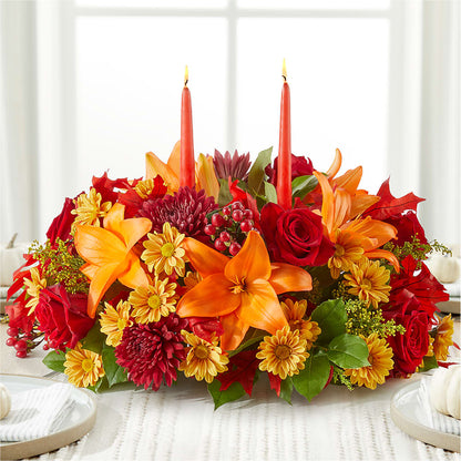 Autumn's Embrace Centerpiece –  Vons Pavilions, Pleasanton CA