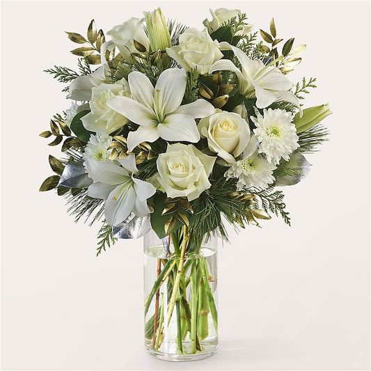 Wintry Mix Bouquet –  Vons Pavilions, Pleasanton CA