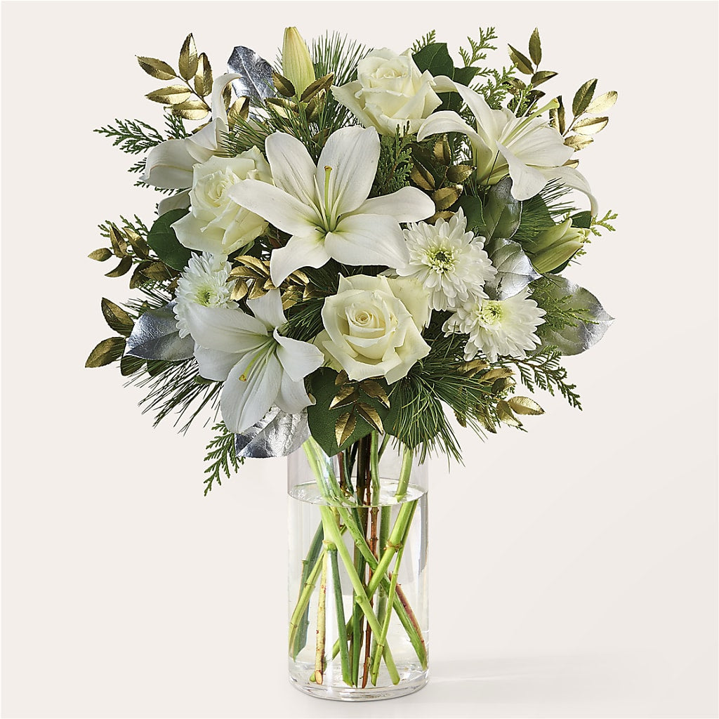 Wintry Mix Bouquet –  Vons Pavilions, Pleasanton CA