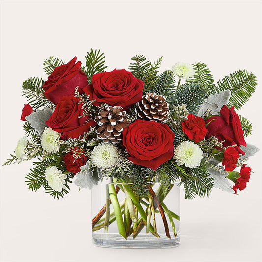 Yule Cheer Bouquet –  Vons Pavilions, Pleasanton CA