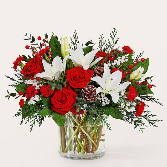 Best in Snow Bouquet –  Vons Pavilions, Pleasanton CA