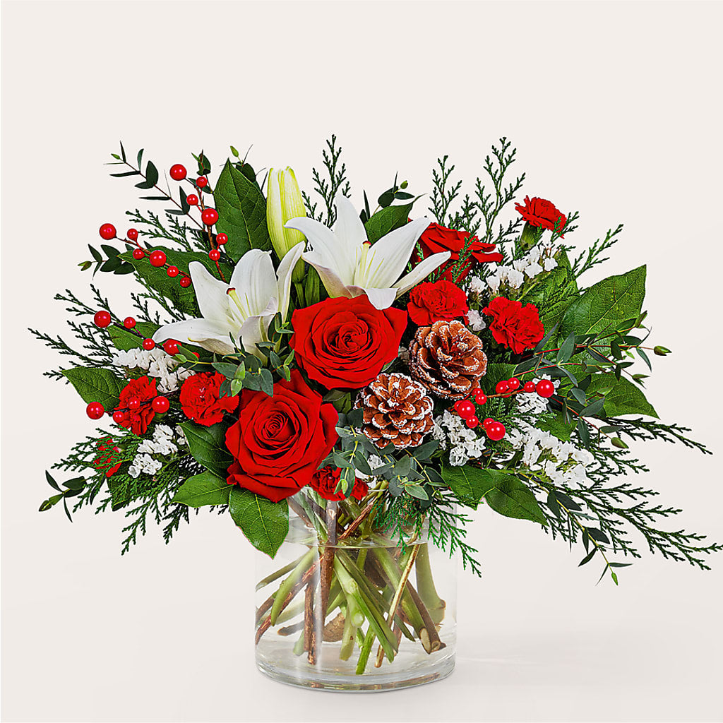 Best in Snow Bouquet –  Vons Pavilions, Pleasanton CA