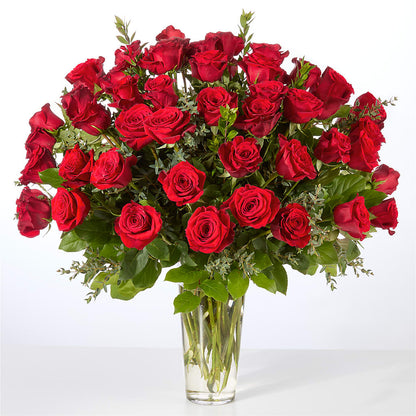 Forever Yours Fifty Stem Red Rose Bouquet –  Vons Pavilions, Pleasanton CA